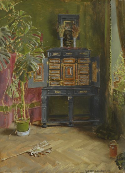 A zöld szoba, 1882 alkotó: Albert von Keller