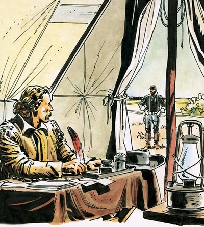 George Custer tábornok alkotó: Alberto Giolitti