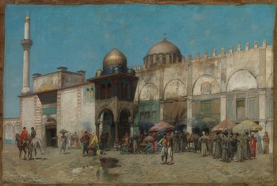 Egy mecset. 1886 alkotó: Alberto Pasini