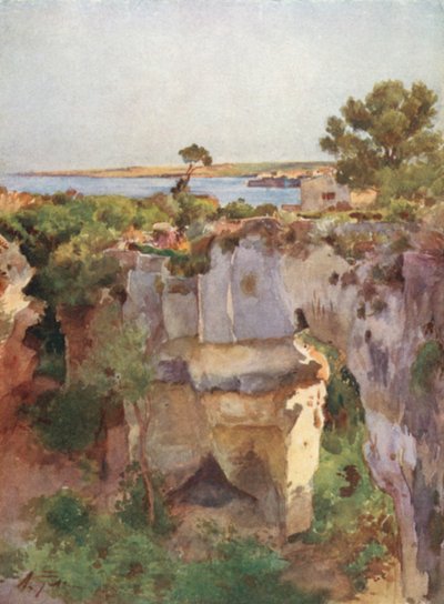 Latomia Dei Capuccini a Villa Politi-ból, Syracuse alkotó: Alberto Pisa