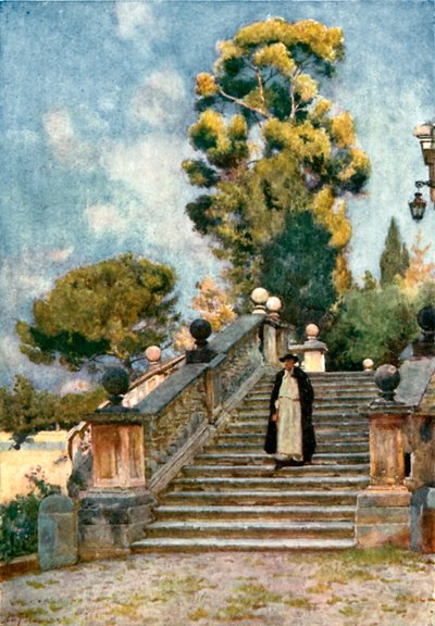 SS Domenico és Sisto domonkos apáca templomának lépcsőfokai alkotó: Alberto Pisa