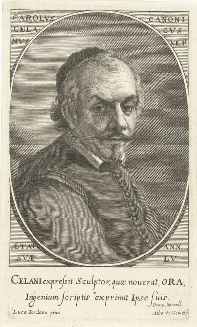 Carolus Celanus portréja alkotó: Albertus Clouwet