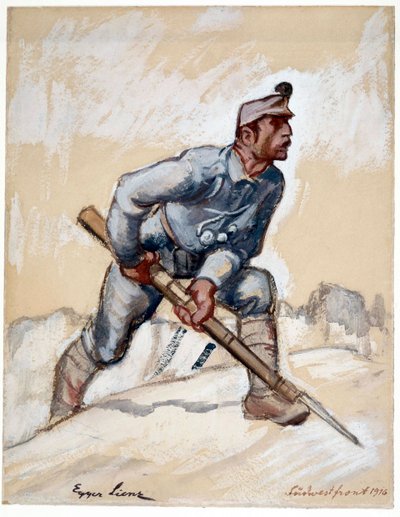 Délnyugati Front alkotó: Albin Egger-Lienz