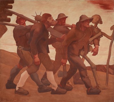 A haláltánc Anno Nine-ből alkotó: Albin Egger-Lienz