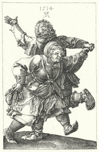 Parasztpár táncol alkotó: Albrecht (after) Durer or Duerer