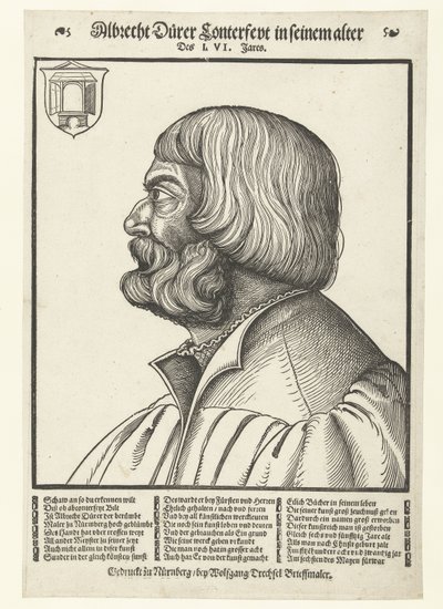 Albrecht Dürer (1471-1528) portréja alkotó: Albrecht (after) Durer or Duerer