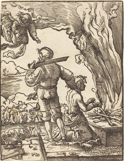 Ábrahám áldozata alkotó: Albrecht Altdorfer