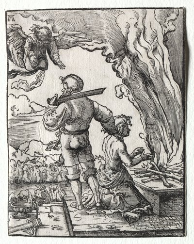 Ábrahám áldozata alkotó: Albrecht Altdorfer