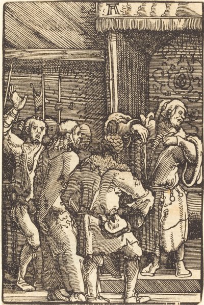 Krisztus Kaifás előtt alkotó: Albrecht Altdorfer