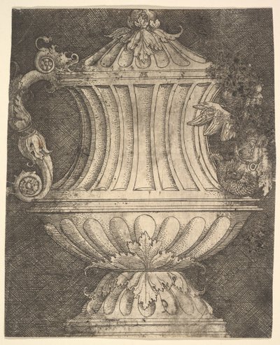 Ewer szirénával.n.d. alkotó: Albrecht Altdorfer