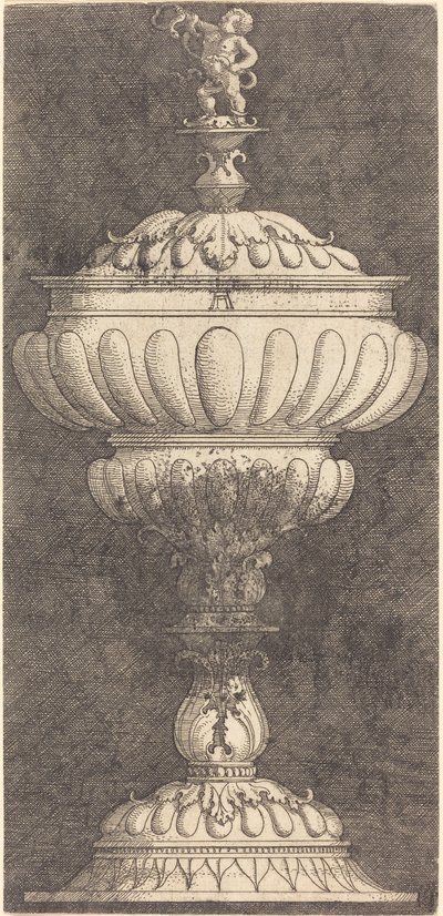 Serleg a Herkules csecsemővel a tetején alkotó: Albrecht Altdorfer