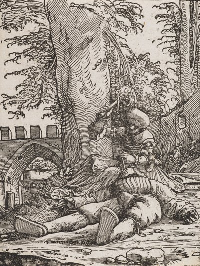 Jael megöli Siserát, 1523 körül alkotó: Albrecht Altdorfer