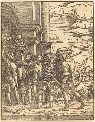 Joshua és Caleb alkotó: Albrecht Altdorfer