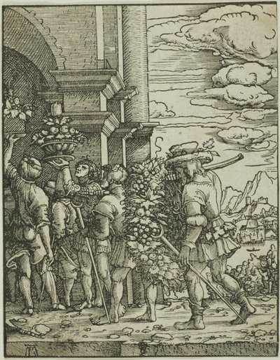 Joshua és Caleb alkotó: Albrecht Altdorfer
