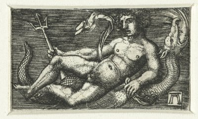 Fekvő Neptunusz alkotó: Albrecht Altdorfer