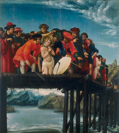Szent Flórián mártíromsága alkotó: Albrecht Altdorfer