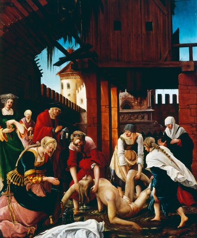Szent Sebestyén holttestének helyreállítása, c. 1510 alkotó: Albrecht Altdorfer