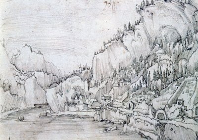Sarmingstein a Dunán, 16. század alkotó: Albrecht Altdorfer