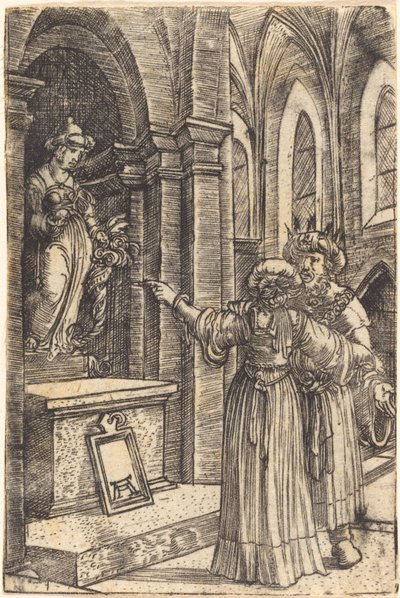 Salamon imádkozik a bálványokhoz alkotó: Albrecht Altdorfer