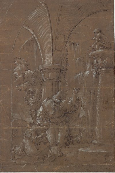 Alexandriai Szent Katalin megtagadja a bálványimádást (?) alkotó: Albrecht Altdorfer