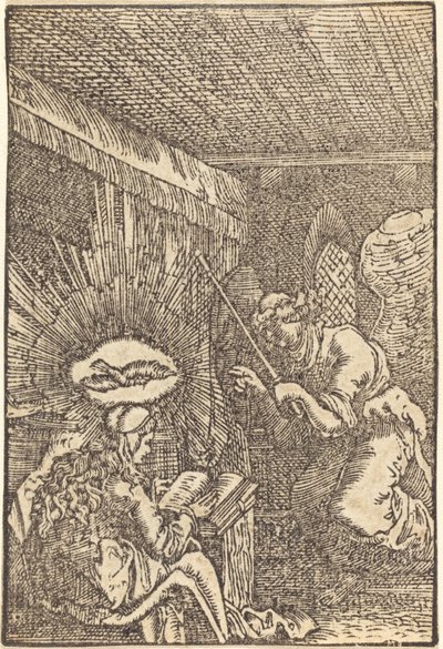 Az Angyali üdvözlet alkotó: Albrecht Altdorfer
