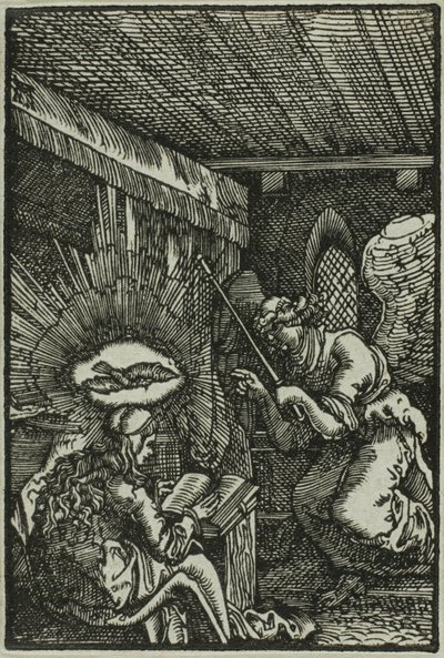 Az Angyali üdvözlet, Az ember bukásából és megváltásából alkotó: Albrecht Altdorfer