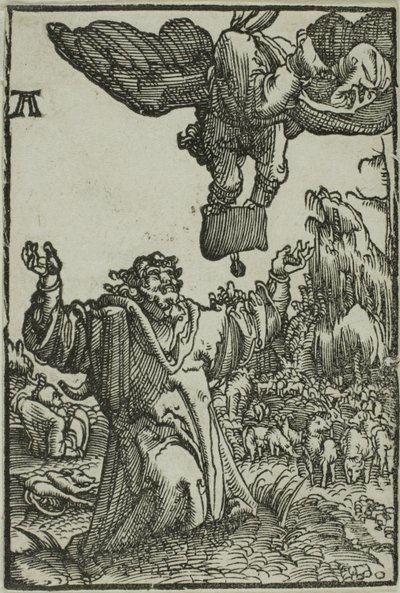 Az Angyali üdvözlet Joachimnak, Az ember bukásából és megváltásából alkotó: Albrecht Altdorfer