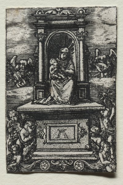 A ratisboni gyönyörű szűz oltáron alkotó: Albrecht Altdorfer
