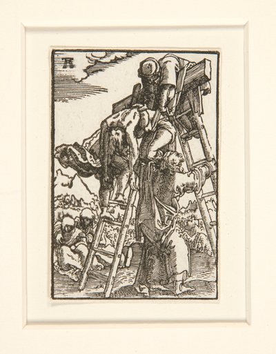 A keresztről alászállás, A bukás és az ember megváltása című sorozatból alkotó: Albrecht Altdorfer