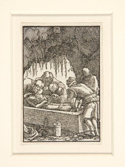 Krisztus síremléke, A bukás és az ember megváltása című sorozatból alkotó: Albrecht Altdorfer