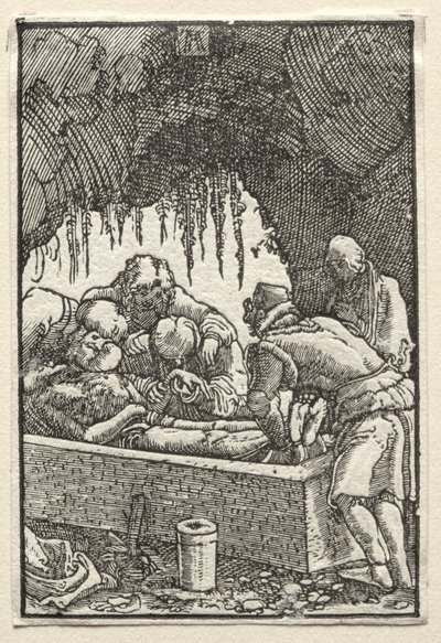 Az ember bukása és megváltása: Krisztus temetése alkotó: Albrecht Altdorfer