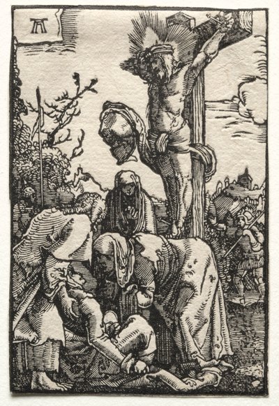 Az ember bukása és megváltása: Krisztus a kereszten alkotó: Albrecht Altdorfer