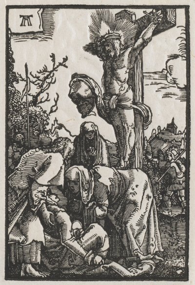 Az ember bukása és megváltása: Krisztus a kereszten, c. 1515. alkotó: Albrecht Altdorfer