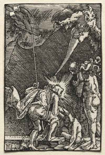 Az ember bukása és megváltása: alászállás a pokolba alkotó: Albrecht Altdorfer
