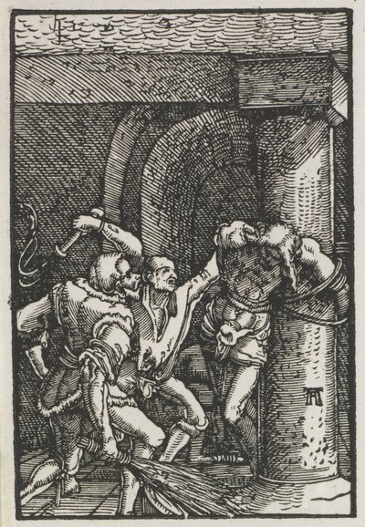 Az ember bukása és megváltása: Krisztus megkorbácsolása alkotó: Albrecht Altdorfer
