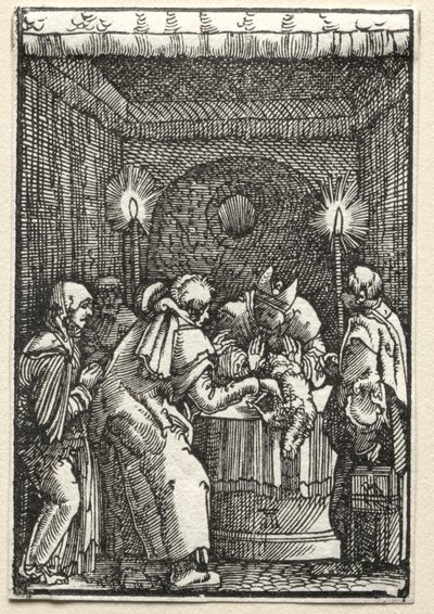 Az ember bukása és megváltása: A főpap által elutasított Joachims-áldozat c. 1515. alkotó: Albrecht Altdorfer