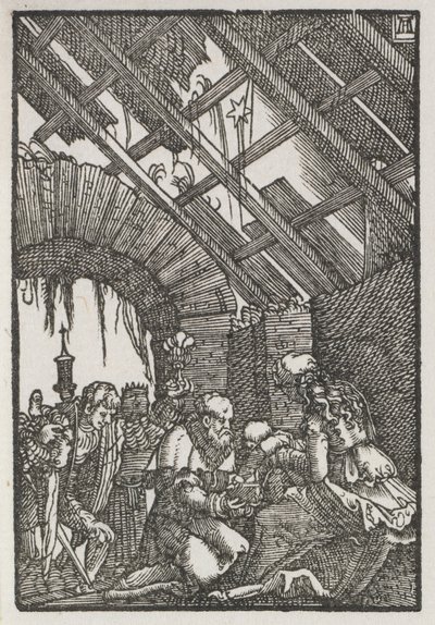 Az ember bukása és megváltása: A mágusok imádása alkotó: Albrecht Altdorfer