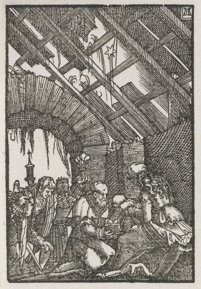 Az ember bukása és megváltása: A mágusok imádása, c. 1515. alkotó: Albrecht Altdorfer
