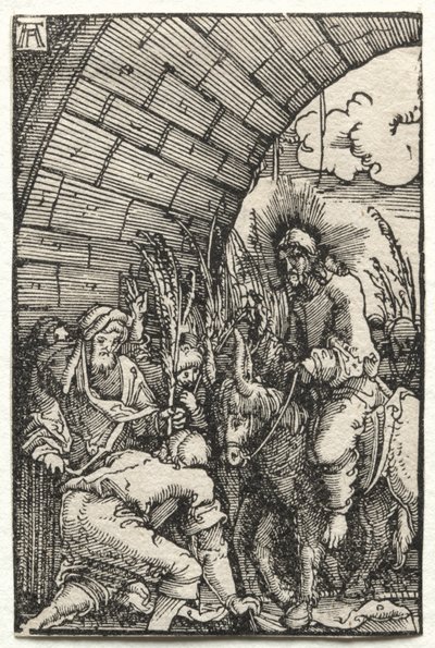 Az ember bukása és megváltása: Belépés Jeruzsálembe alkotó: Albrecht Altdorfer