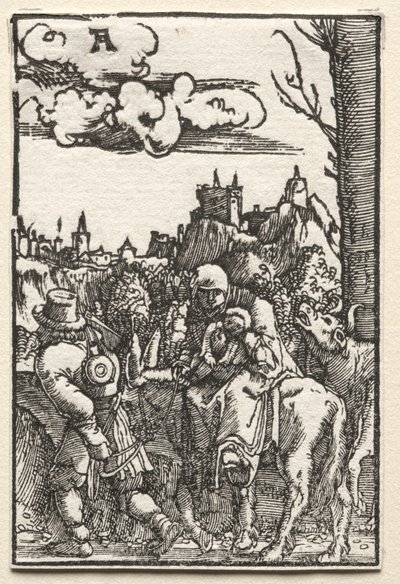 Az ember bukása és megváltása: menekülés Egyiptomba, c. 1515. alkotó: Albrecht Altdorfer