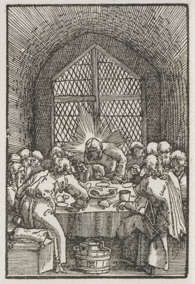 Az ember bukása és megváltása: Az utolsó vacsora alkotó: Albrecht Altdorfer