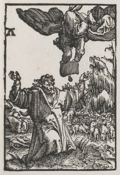 Az ember bukása és megváltása: Az angyal üzenete Joachimnak alkotó: Albrecht Altdorfer