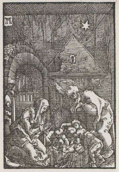 Az ember bukása és megváltása: A születés alkotó: Albrecht Altdorfer