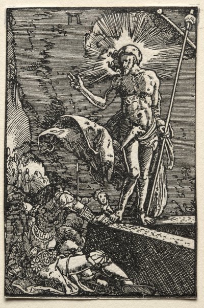 Az ember bukása és megváltása: A feltámadás alkotó: Albrecht Altdorfer