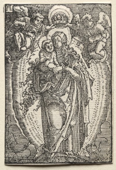 Az ember bukása és megváltása: A Szűz, mint a mennyek királynője alkotó: Albrecht Altdorfer