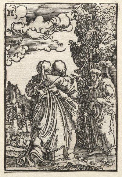 Az ember bukása és megváltása: A látogatás alkotó: Albrecht Altdorfer