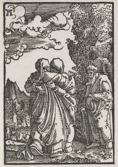 Az ember bukása és megváltása: A látogatás alkotó: Albrecht Altdorfer