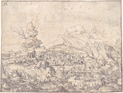 A Nagy Táj a Vízimalommal alkotó: Albrecht Altdorfer