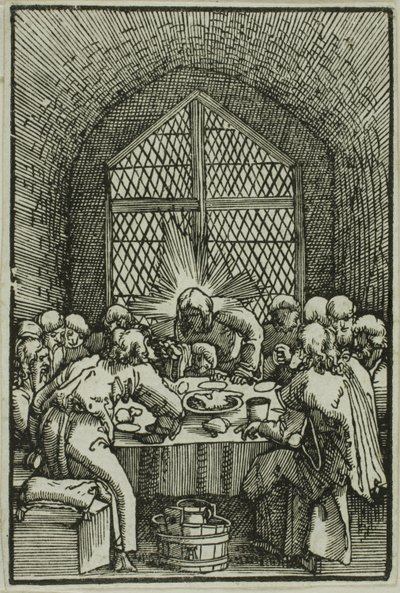 Az utolsó vacsora, Az ember bukásából és megváltásából alkotó: Albrecht Altdorfer