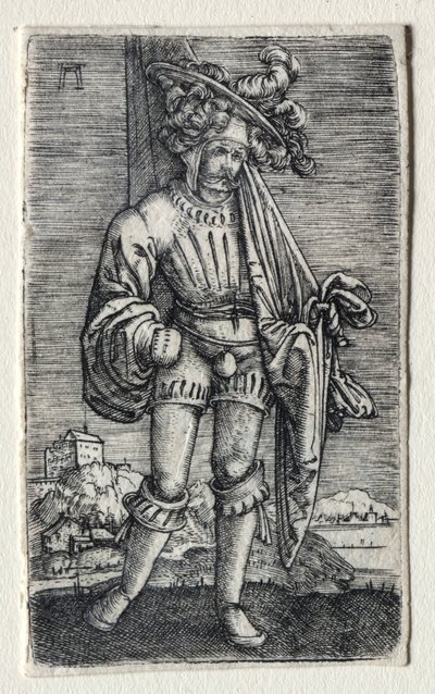 A kis zászlóvivő. alkotó: Albrecht Altdorfer